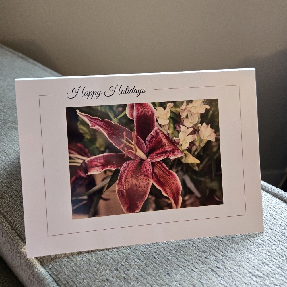 Set of 5 greeting cards, original photography 5 x 7